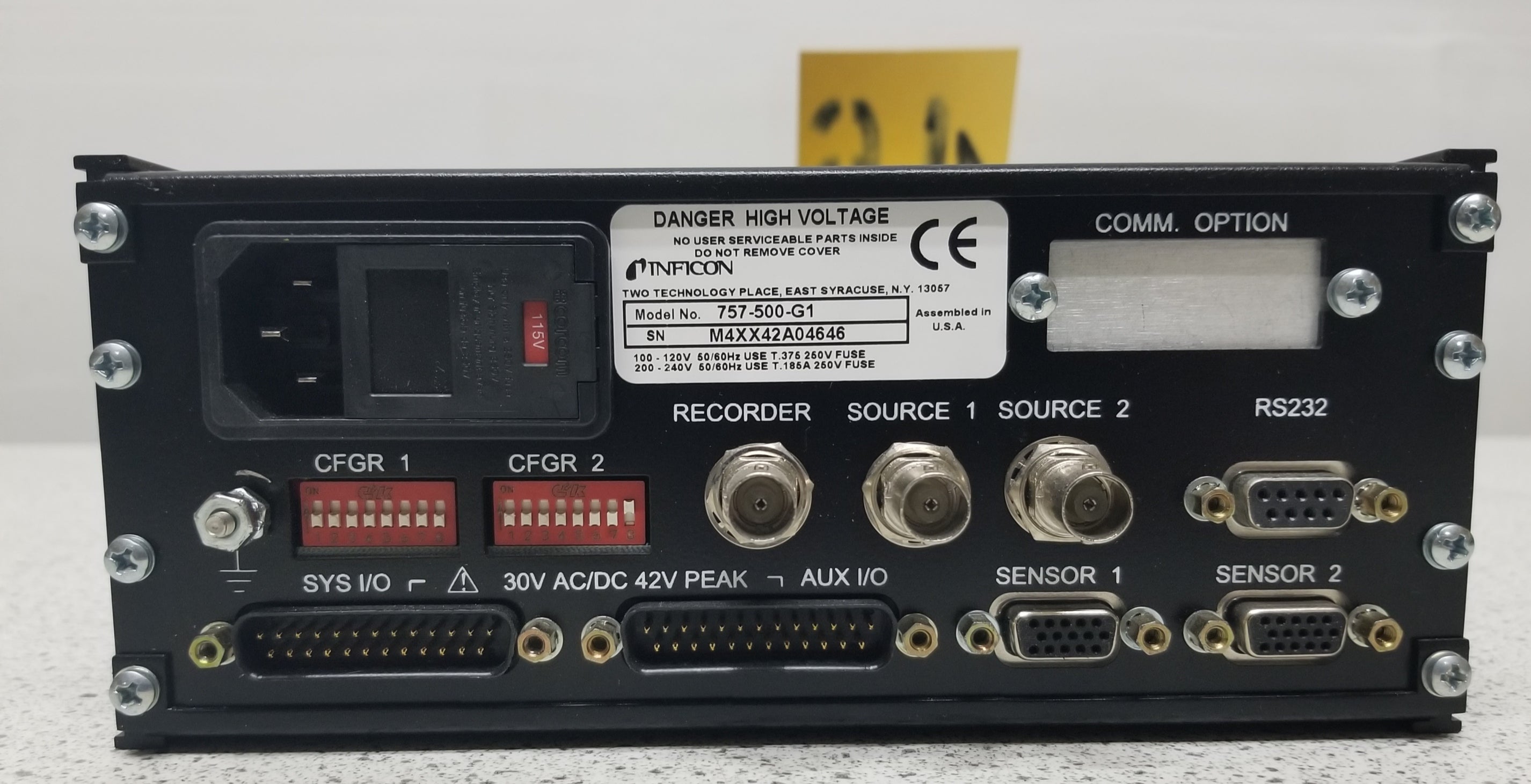 Inficon XTC/2 Crystal Deposition Rate Controller