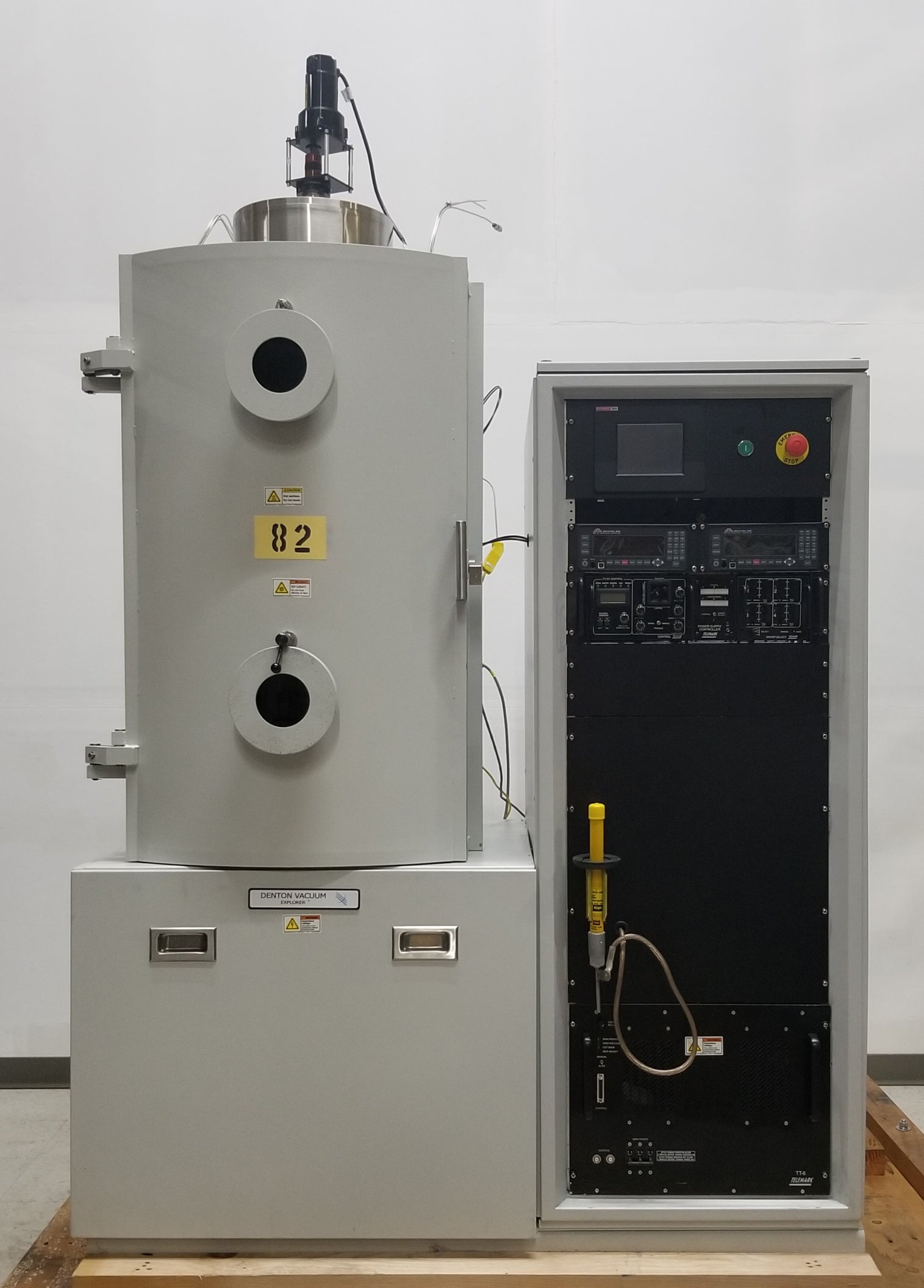 Denton Vacuum Explorer 14 Dual Source E-beam and  Thermal Evaporator with Crystal Deposition Rate Monitor