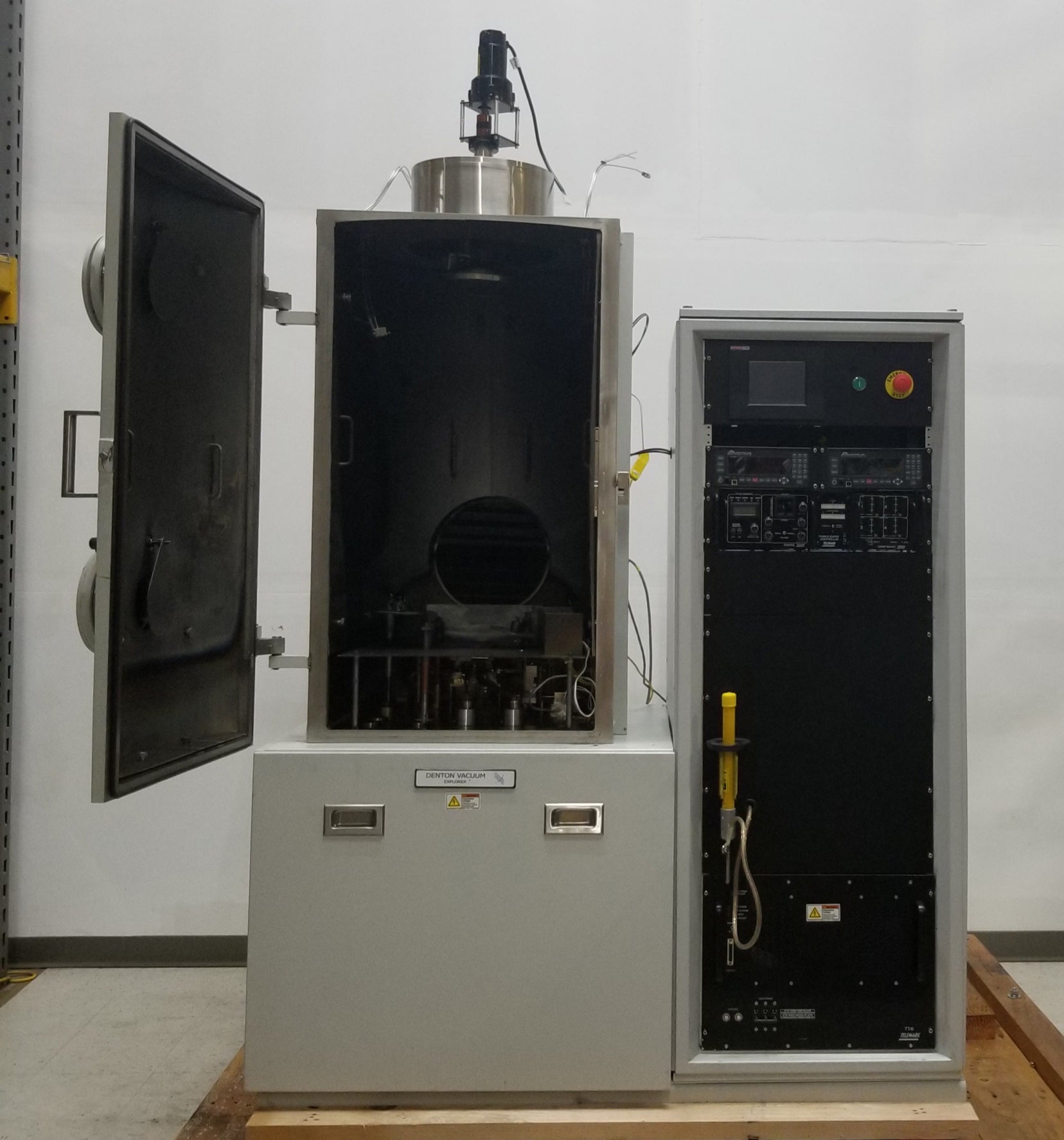 Denton Vacuum Explorer 14 Dual Source E-beam and  Thermal Evaporator with Crystal Deposition Rate Monitor