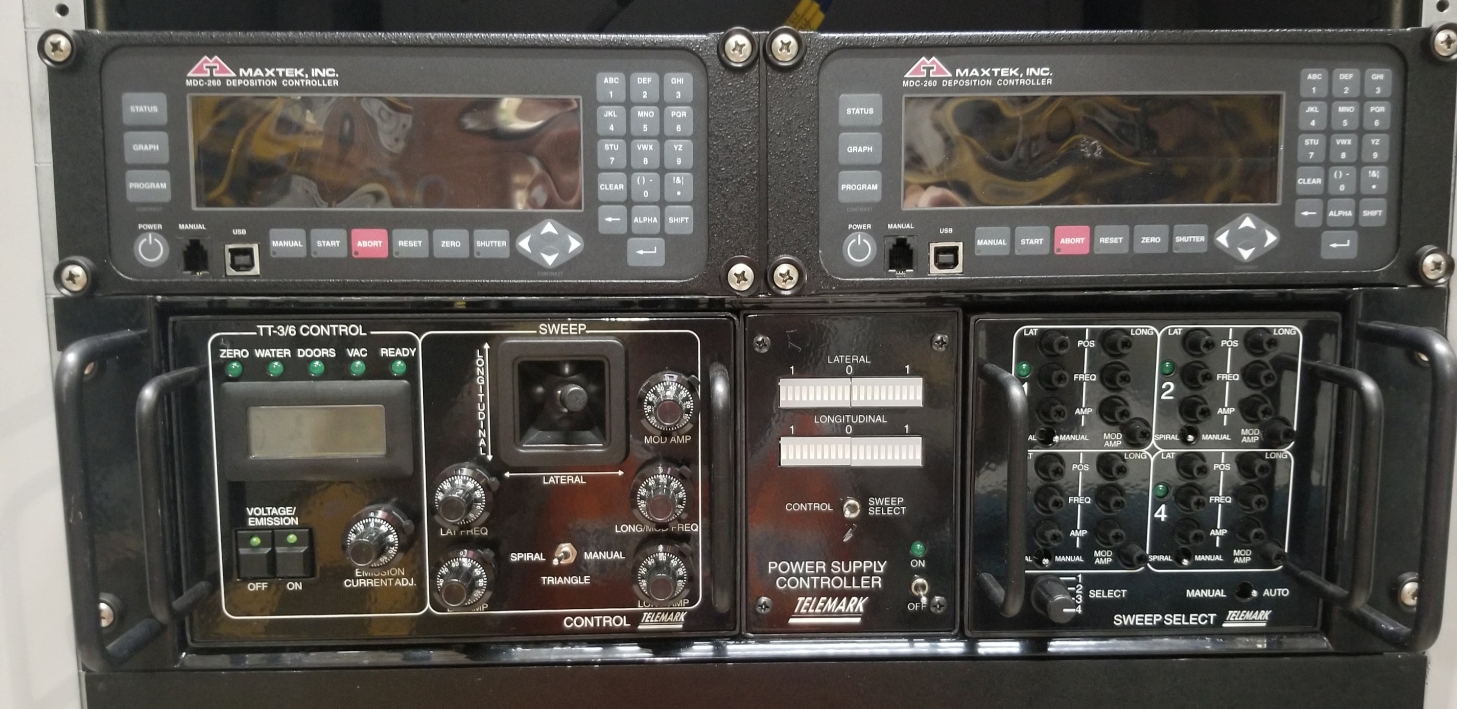 Denton Vacuum Explorer 14 Dual Source E-beam and  Thermal Evaporator with Crystal Deposition Rate Monitor