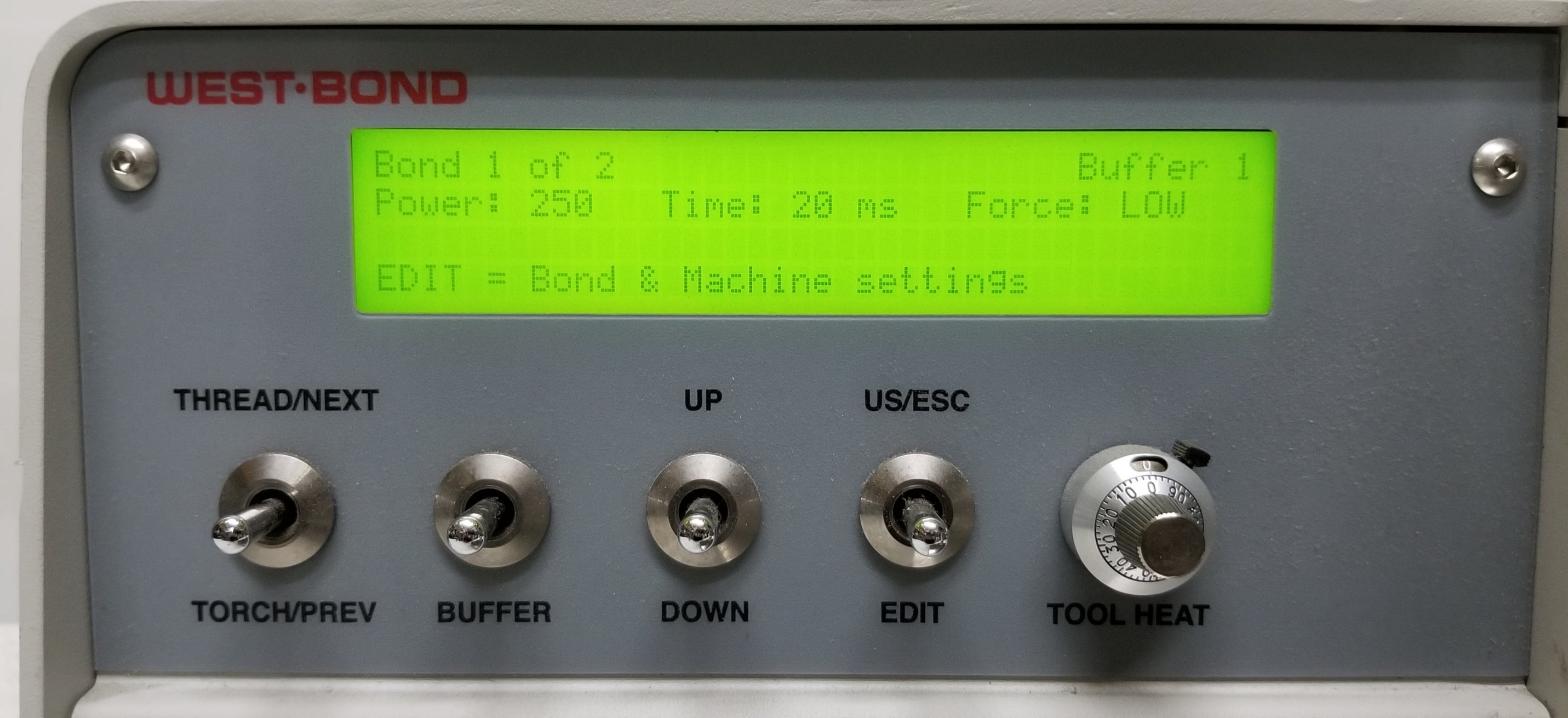 West-Bond 7730E High Frequency Manual Gold Ball Wire Bonder