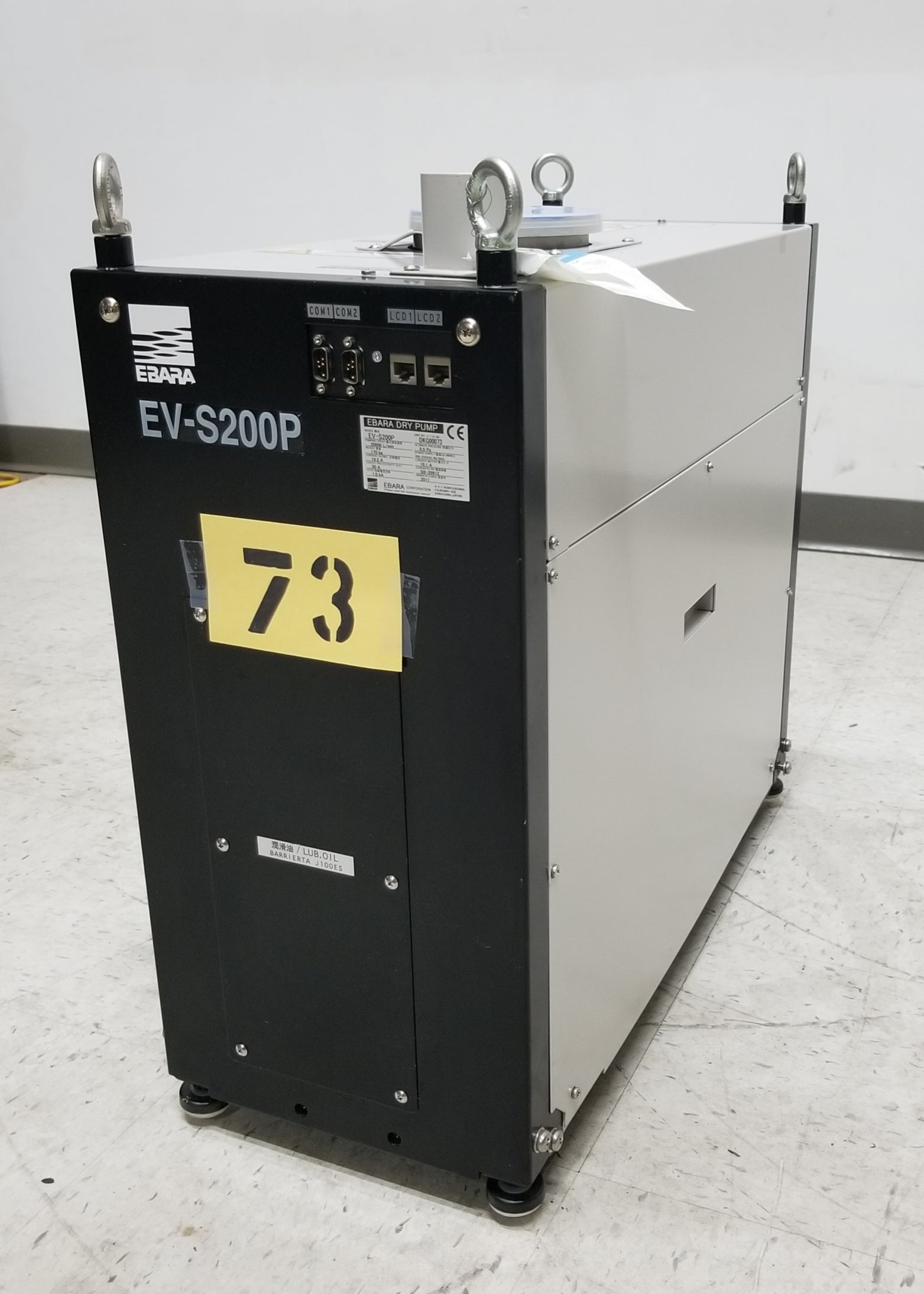 Used Ebara EVS200P Dry Pump Package without Control Pendant