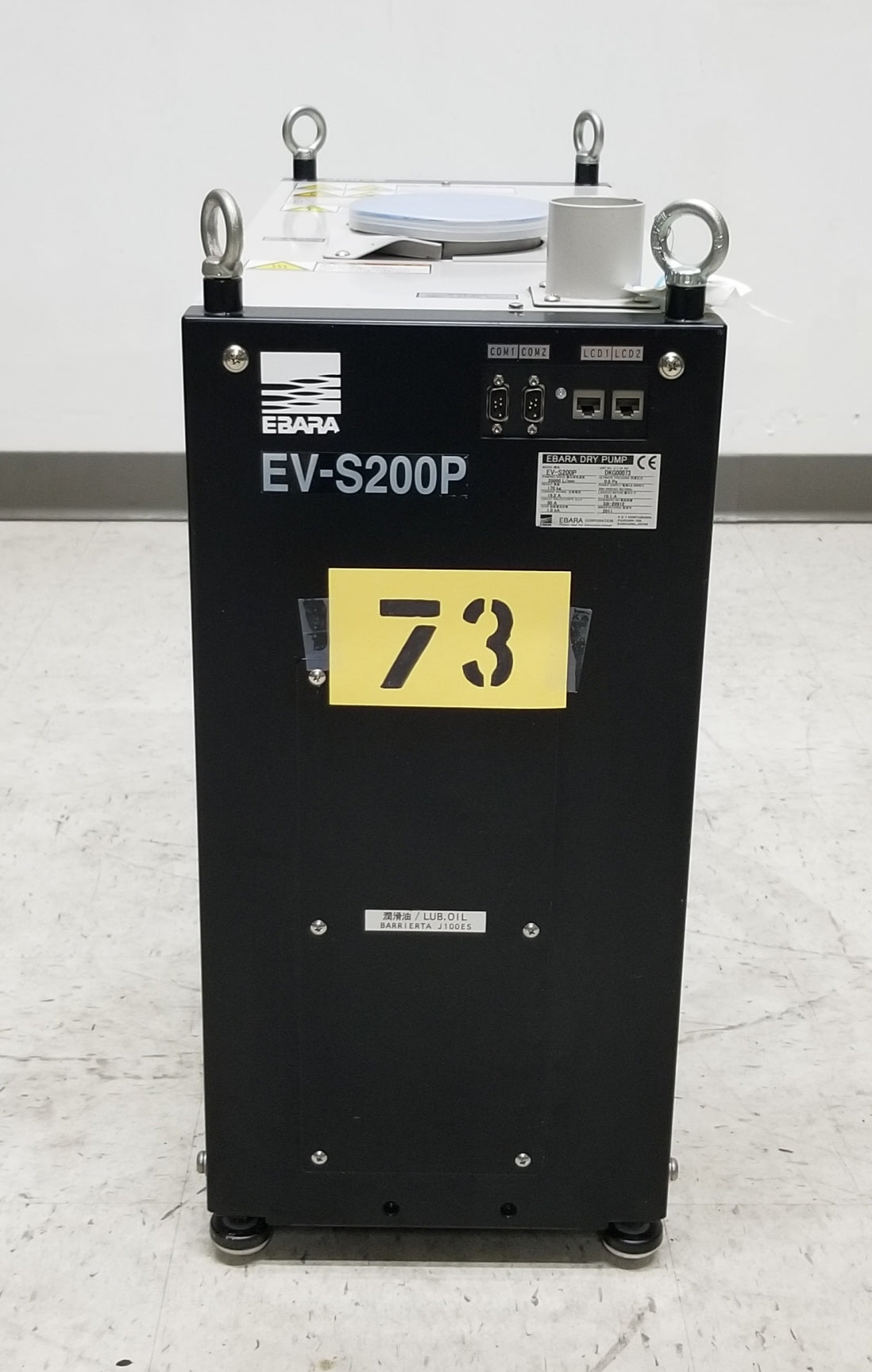 Used Ebara EVS200P Dry Pump Package without Control Pendant