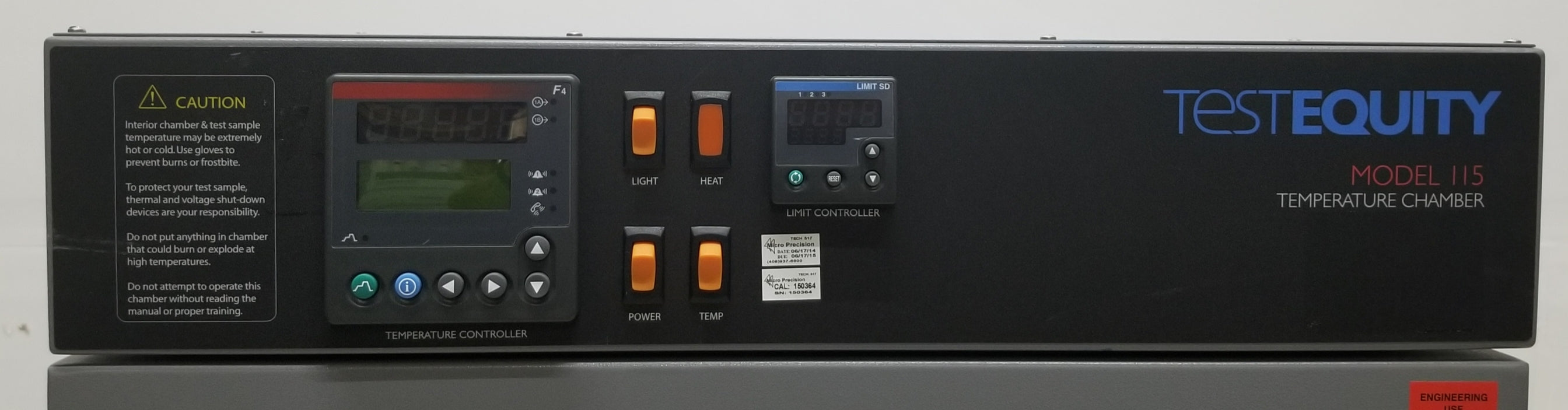 TestEquity 115 Temperature Chamber -73°C to +175°C