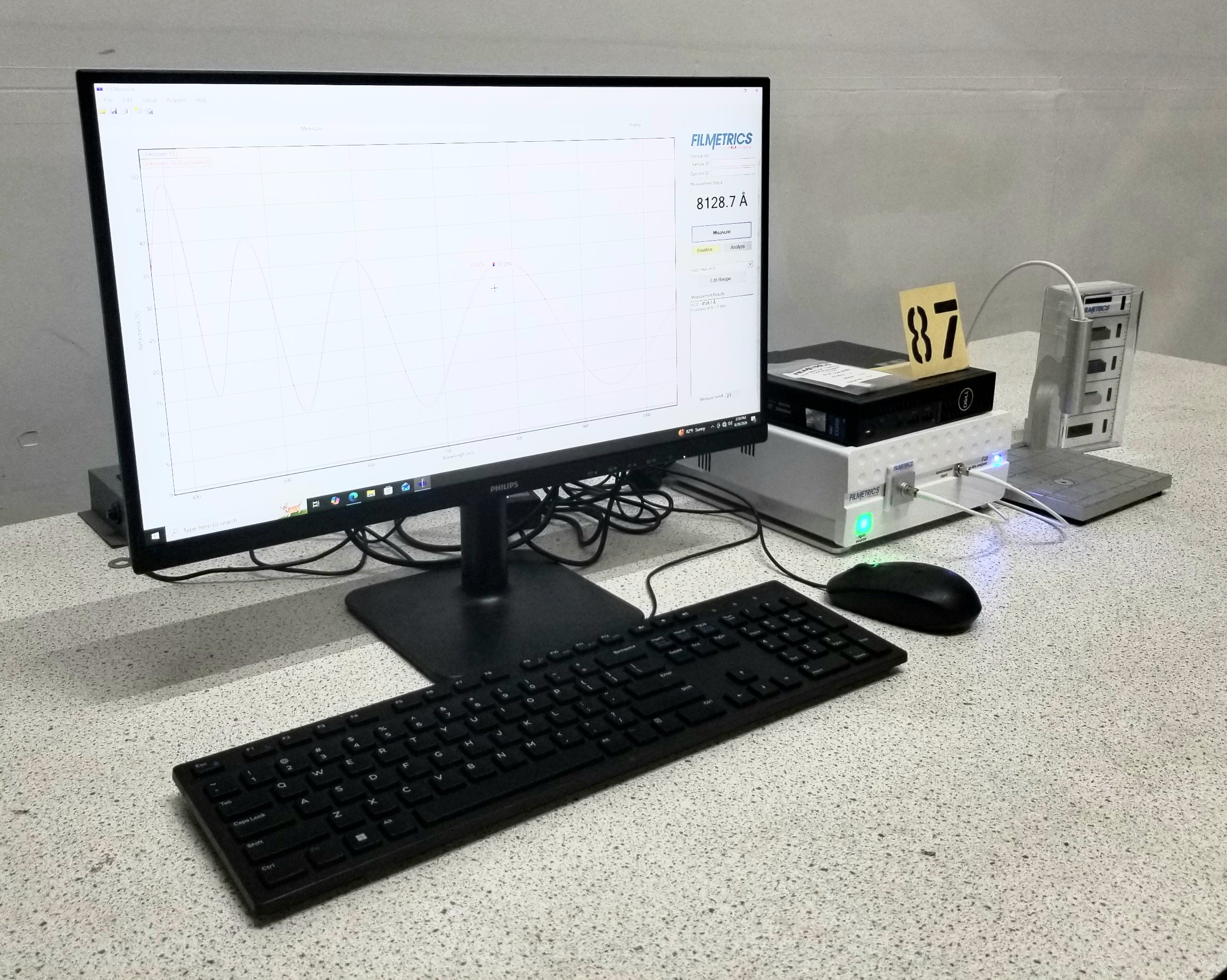 Used Filmetrics F20 Advanced Thin Film Measurement System