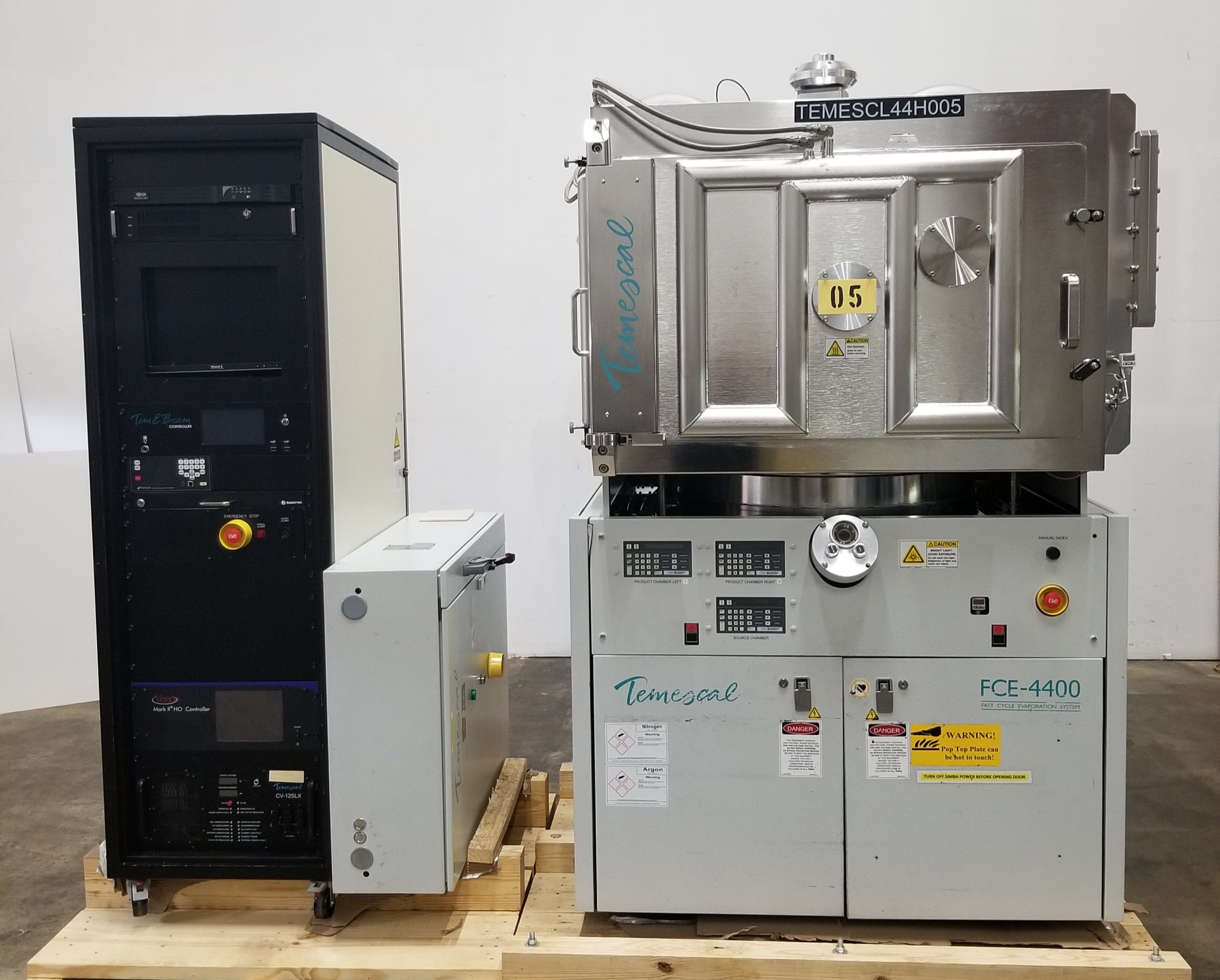 Temescal FC-4400 E-Beam Evaporator Deposition System