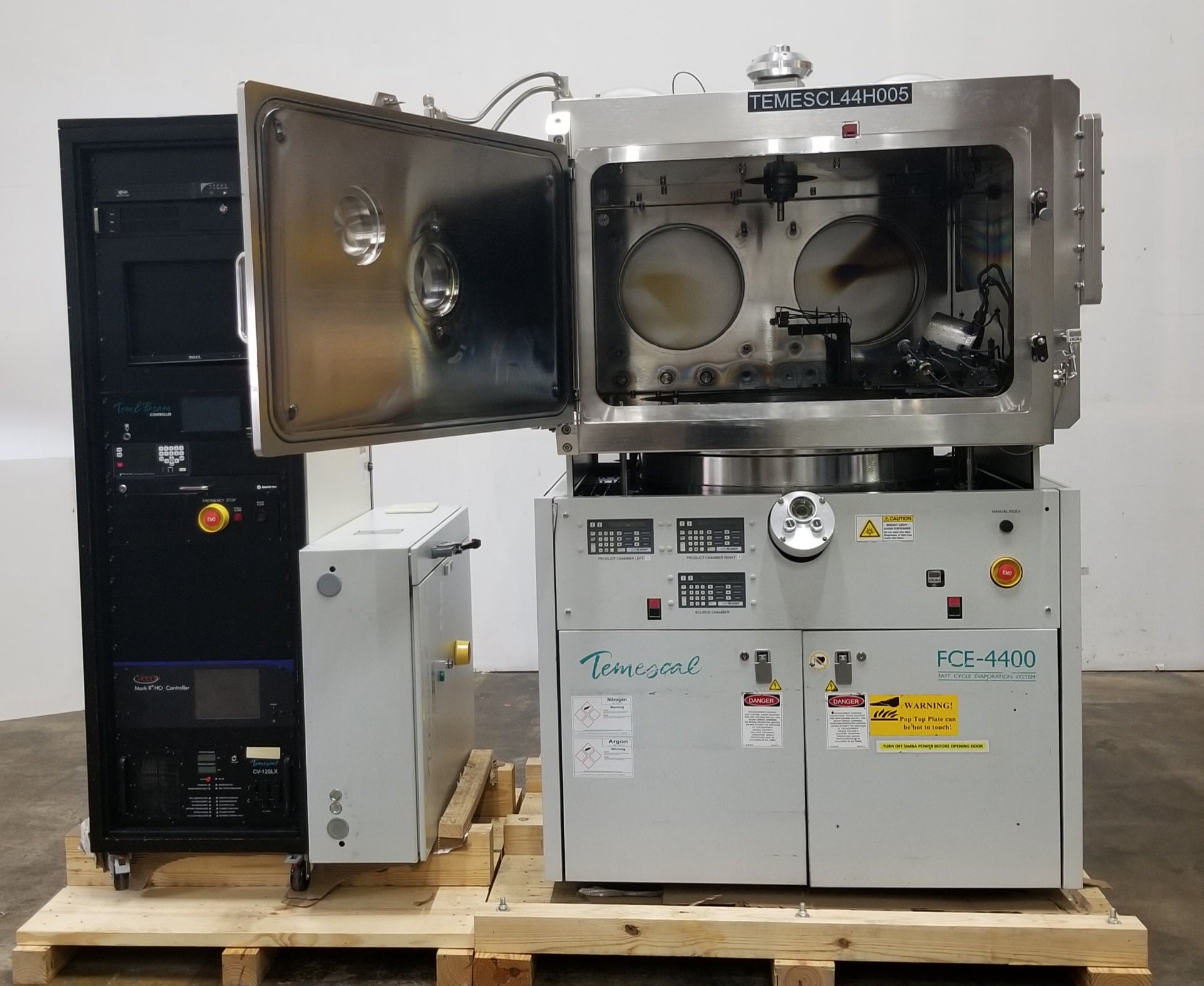 Temescal FC-4400 E-Beam Evaporator Deposition System