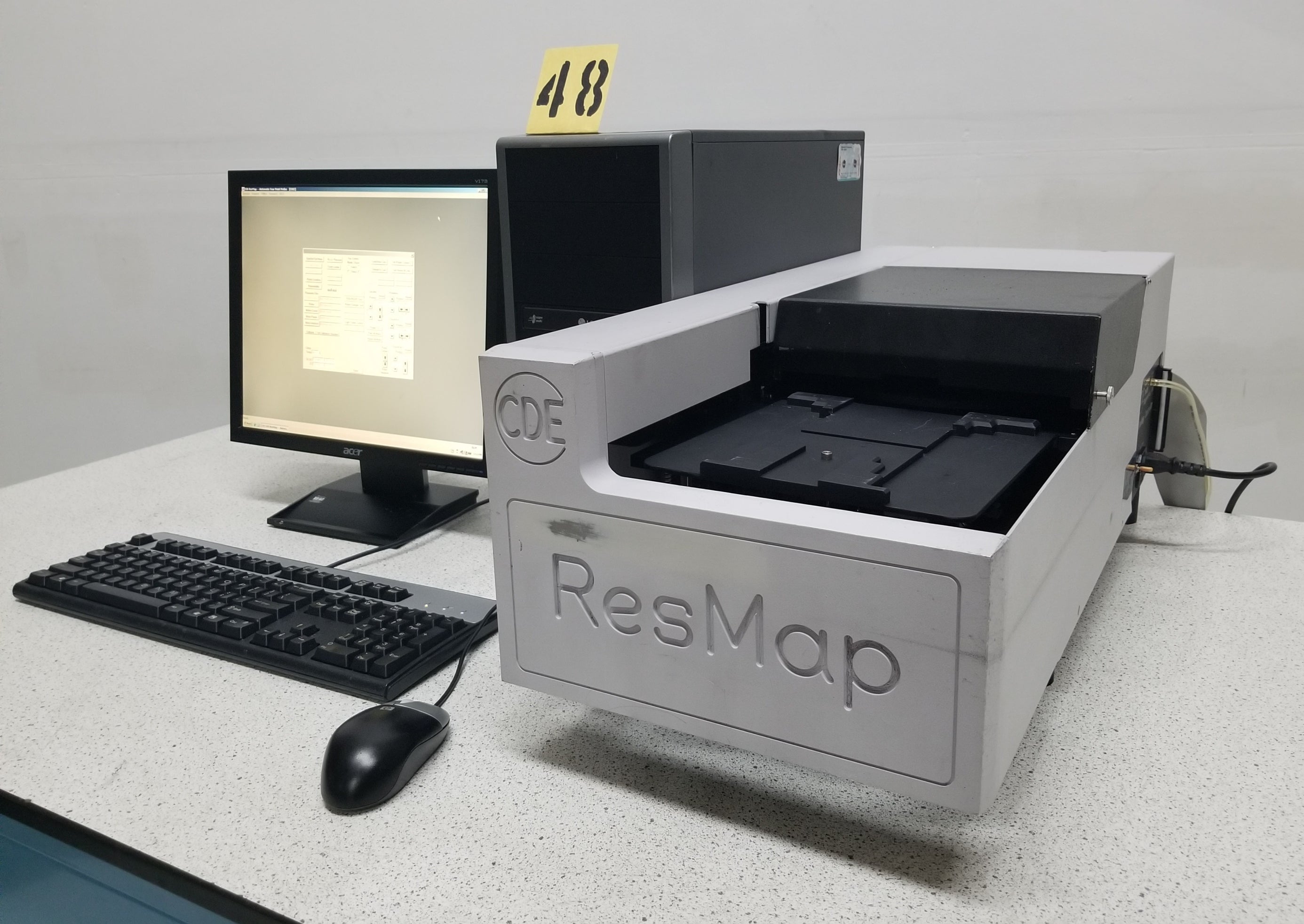 CDE Resmap 168 Creative Design Engineering  Auto Cassette Load Four Point Probe Resistivity Mapping System