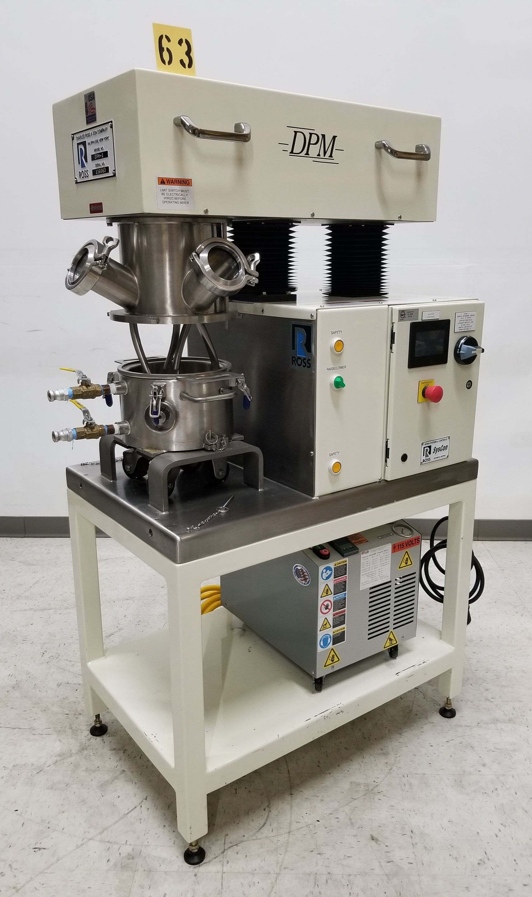 Charles Ross DPM-1 Low-Shear High-Torque Double Planetary Mixer