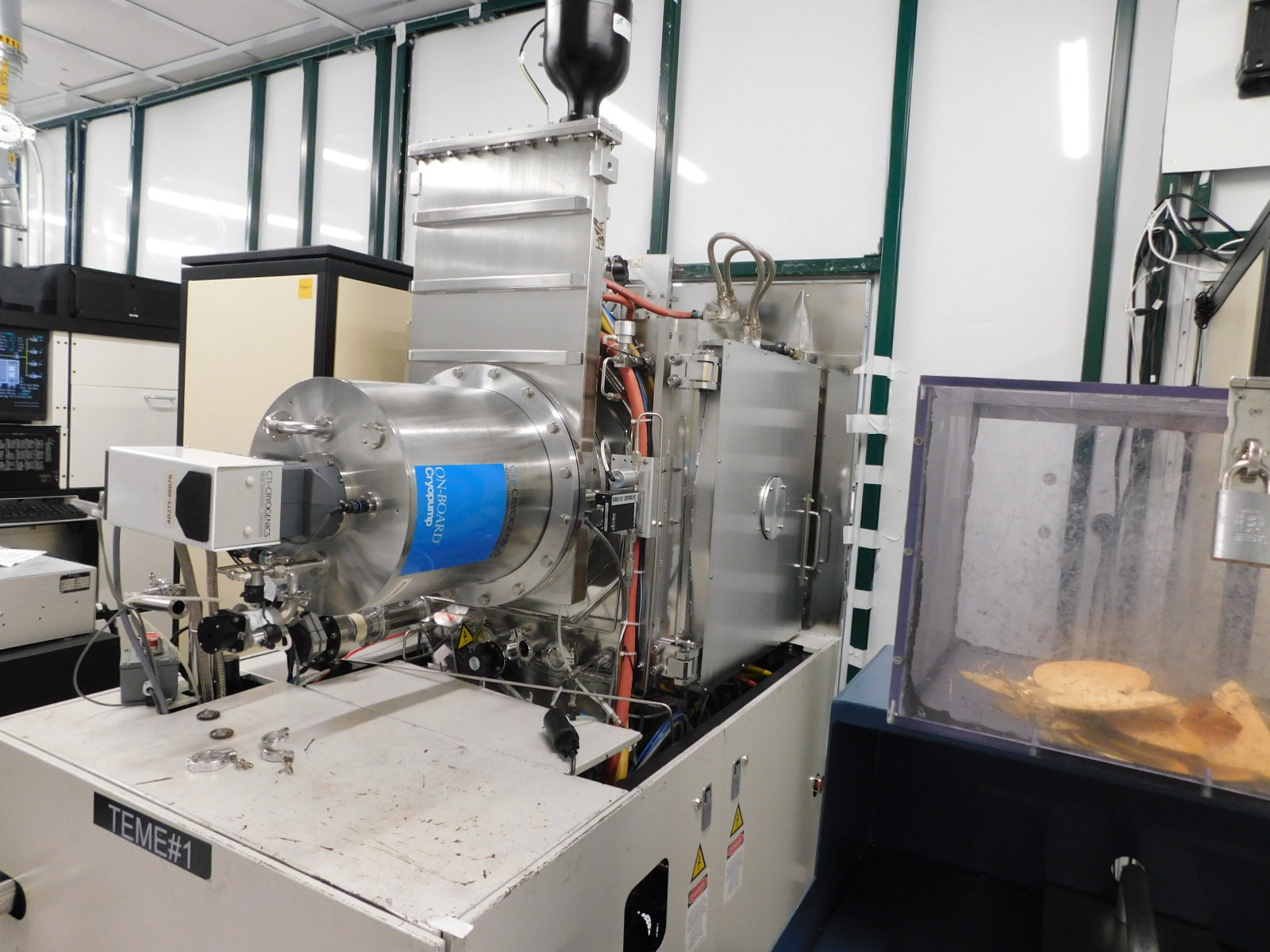 Used Temescal FCE-2700 E-beam Evaporator Deposition System